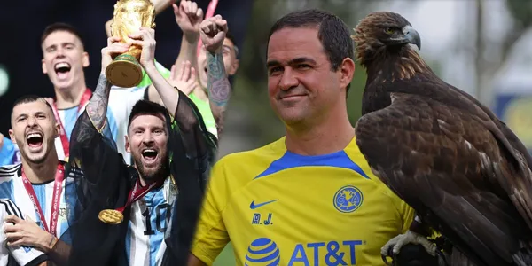 El jugador que levantó la Copa del Mundo con Lionel Messi, ahora manda un guiño al América