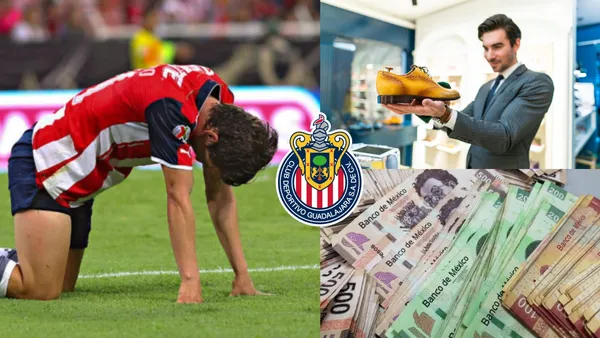 El jugador que llegó a Chivas y costo 449 millones de pesos en su momento ahora vende zapatos