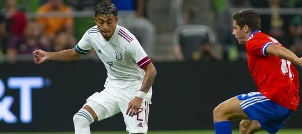 El jugador se dijo contento por debutar con la Selección Mexicana.