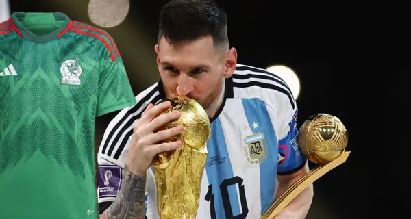 El jugador se tomó una foto con Lionel Messi, ahora el Tri le abrió la puerta para estar en el combinado sub 20 y formar parte del proceso.