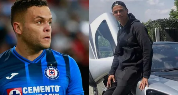 El jugador uruguayo se presentó a las prácticas de pretemporada de la Máquina Cementera pero sorprendió con el coche que tiene, un Porsche.