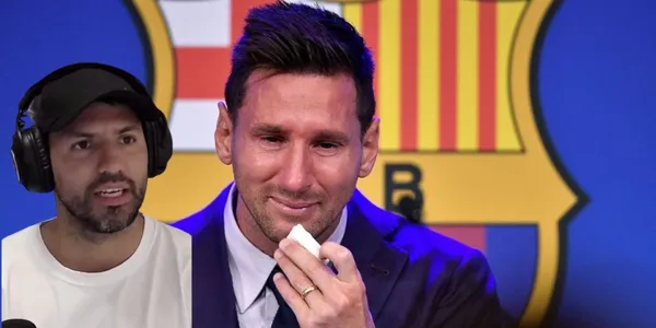 El Kun Agüero reveló la triste realidad sobre la salida de Messi del Barcelona.