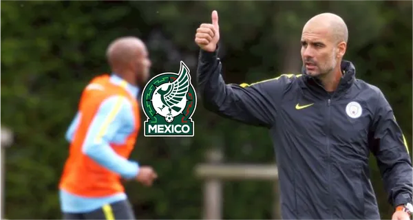 El mexicano llegó al Manchester City y ya entrenó con el 1er equipo