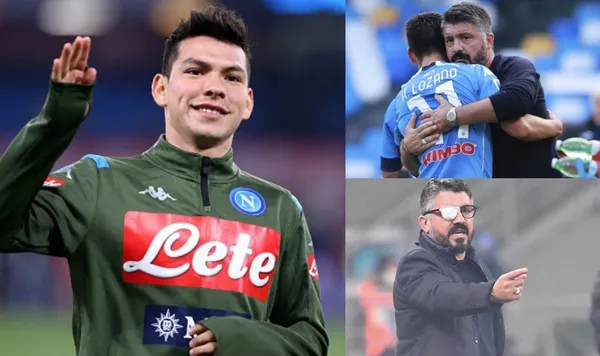 El mexicano y la lección que le da al entrenador, quien dejaría el cuadro del Napoli.