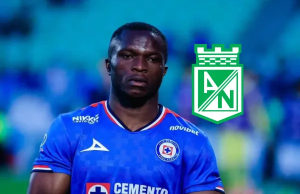 El nigeriano no pudo ver acción de juego en el duelo ante el Atlético Nacional.