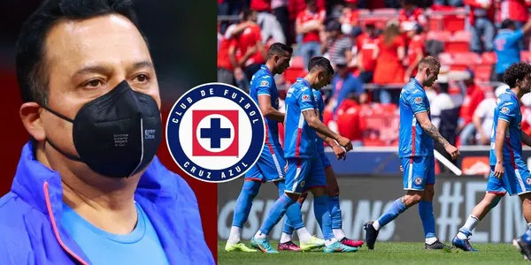 El partido de Cruz Azul tuvo de todo golpes expulsados y así reaccionó Víctor Velázquez