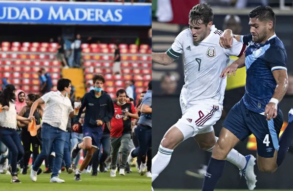 El partido entre México y Guatemala se suspendió unos minutos de acuerdo a la invasión de unos aficionados.