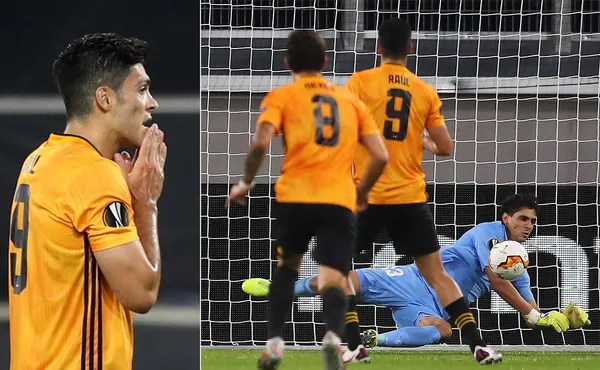 El portero del Sevilla atajó de forma dudosa el penla de Raúl Jimenez y esto dijo del delantero mexicano.