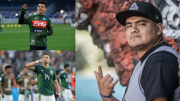 El rapero mexicano reconoce a uno de estos futbolistas mexicanos, pues se han estado comunicando a través de las redes sociales.