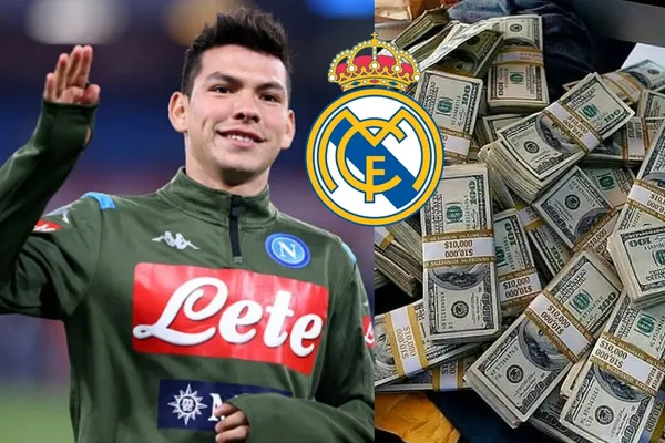 El Real Madrid quiere botar la casa por la ventana y gracias a sus 100 millones de euros sacarían a Hirving Lozano del Napoli.