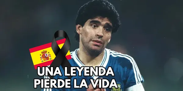 El responsable de salvar la carrera de Diego Maradona, que además fue leyenda en España, ahora lamentablemente pierde la vida.
