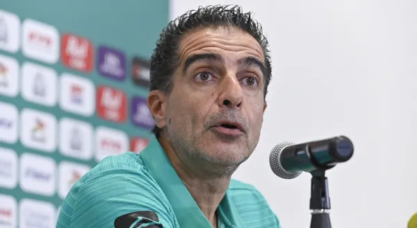 El técnico portugués salió molesto del partido vs Toluca