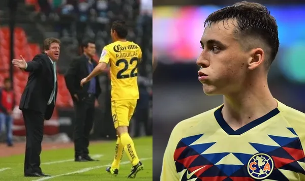 El uruguayo ya trabaja con sus compañeros tras los problemas de rodilla, sin embargo Miguel Herrera en los primeros ensayos de fútbol no lo pone por uno de sus becados.