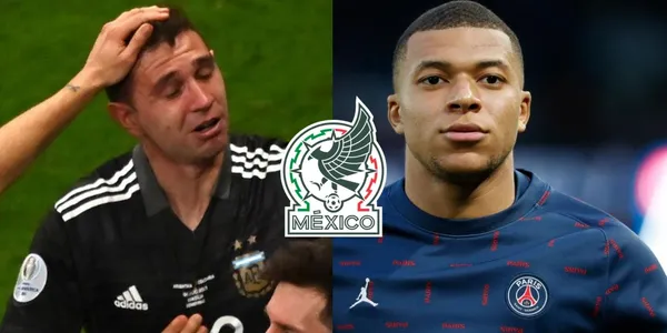 Emiliano Martínez habló mal de México y ahora recibe una bofetada de Kylian Mbappé