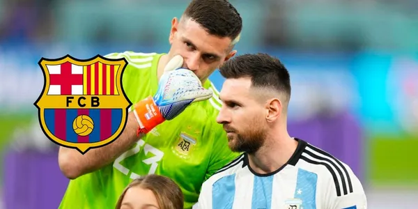 Emiliano Martínez recibe la mejor noticia desde Barcelona y todo gracias a Lionel Messi
