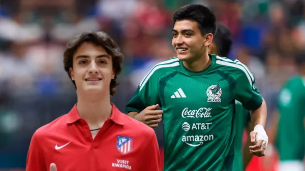 Emiliano Muñoz presentado en el Atlético de Madrid y Gilberto Mora en la Selección Mexicana