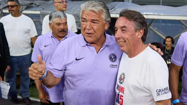 Emilio Azcárraga en festejos del América