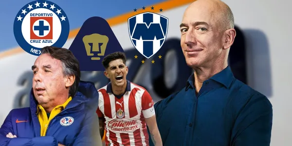 Emilio Azcárraga, Víctor Guzmán y Jeff Bezos junto a clubes de la Liga MX / FOTO Facebook