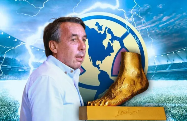 Emilio Azcárraga y pie de oro/ Foto Claro Sports.