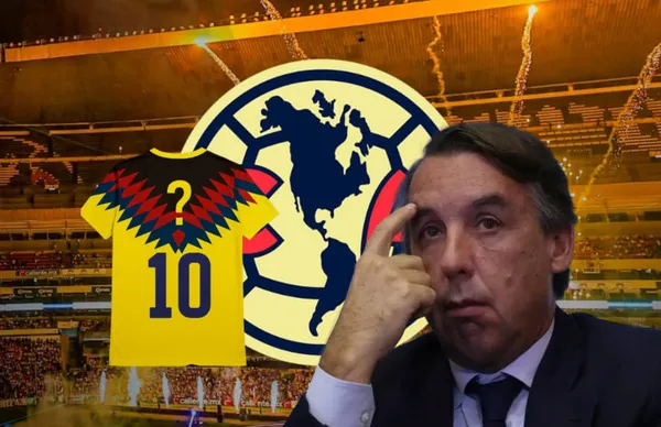 Emilio Azcárraga y playera del América/Foto Mediotiempo.