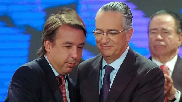 Emilio Azcárraga y Ricardo Salinas (Foto: Milenio)