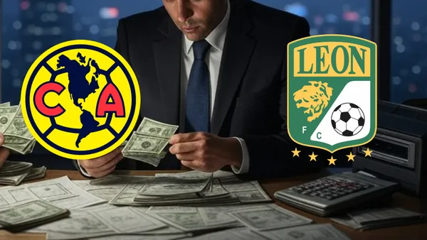 Empresario contanto el dinero (Foto: GROK)