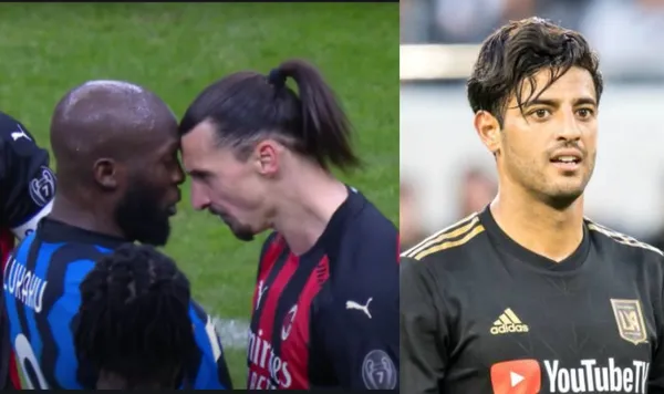 En el clásico de Milano, Zlatan Ibrahimovic retó a Romeo Lukaku y este sí reaccionó ante el sueco, pero mira lo que hizo Carlos Vela cuando Zlatan lo retó.