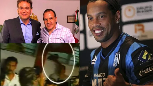 En el fútbol además de magia y gambetas también hay conflictos; ahora Ronaldinho se fue a los golpes