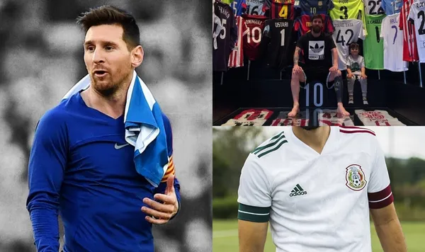 En el museo personal de Lionel Messi se ubica la camiseta de un jugador mexicano, que consideró como su amigo y consejero.