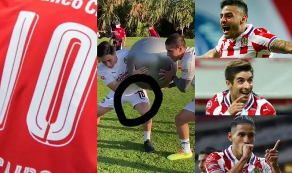 En la práctica de Chivas, Óscar Macías llevaba la 10, pero mira ahora quién será el nuevo 10 del chiverío.