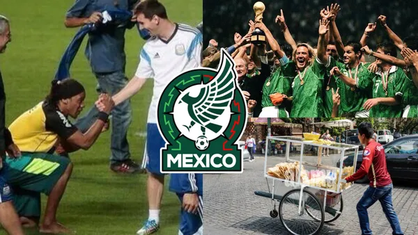 En la selección mexicana hubo un jugador que pasó de vender en la calle a ser aclamado por el gran Ronaldinho Gaúcho