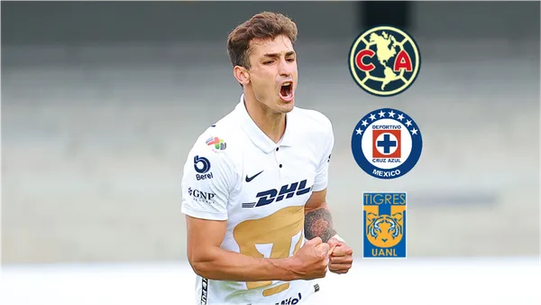 En Pumas lo tiene como suplente, aunque es un crack. Juan Ignacio Dinenno confesó a qué equipo le daría el sí, si lo llaman para que sea refuerzo.