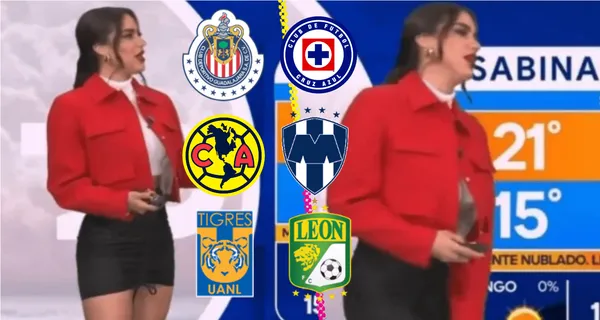 En redes sociales circula el video de la chica del clima de Multimedios equivocándose diciendo groserías en vivo, a este equipo le va.