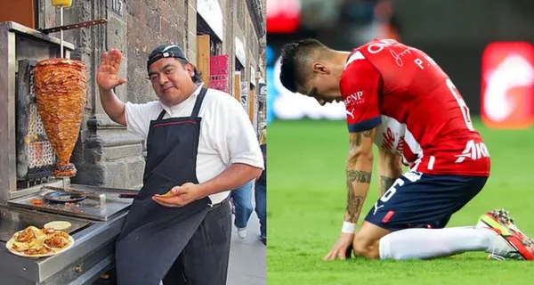 En su mejor momento, se achicó en una final, con la camiseta de las Chivas de Guadalajara. Ahora se dedica a la venta de tacos.