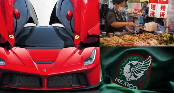 En su peor momento, tuvo que pedir comida en un mercado, con el fin de alimentarse y tratar de sobrevivir, ahora sus lujos llegan a tal punto que tiene un Ferrari.