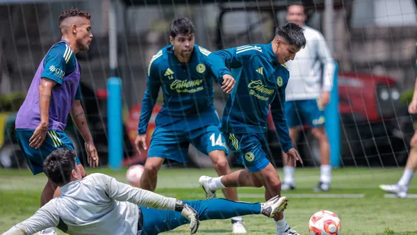 Entrenamiento del Club América