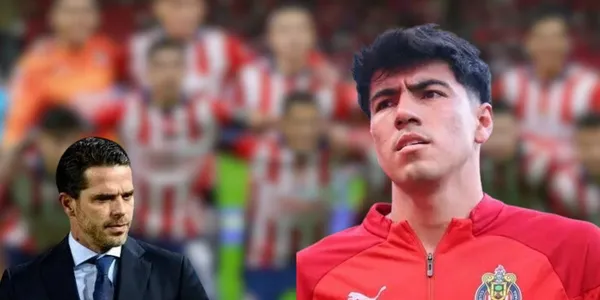 Erick Gutiérrez y Fernando Gago (Fuente: Chivas)