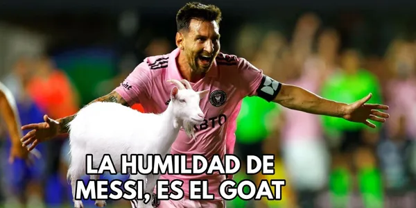 Eso es humildad, el gesto de Lionel Messi después de marcar su primer gol con el Inter de Miami, ese es el GOAT.