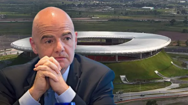 Estadio Akron, próxima sede mundialista del 2026 y Gianni Infantino, presidente de FIFA