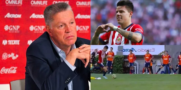 Estuvo criticando a Veljko Paunovic a lo largo de la transmisión, así reaccionó Peláez tras el gol de Chivas