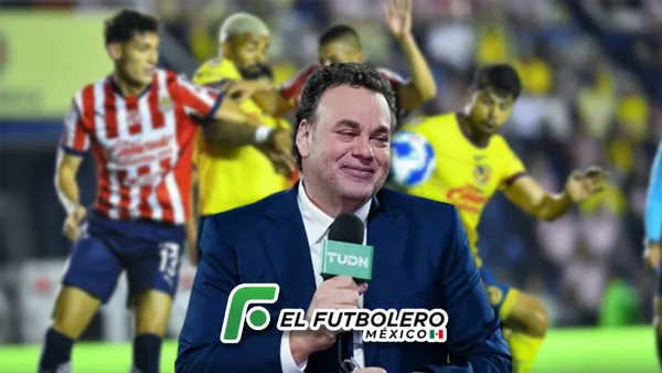 Faitelson desató polémica con un chiste de mal gusto durante el América vs Chivas (Foto: TUDN)