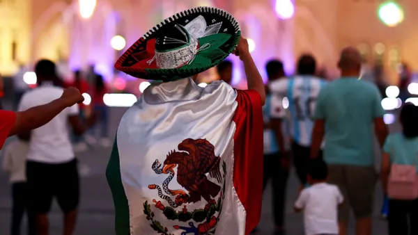 Fanáticos de la Selección de México en el Mundial (Foto: ESPN)