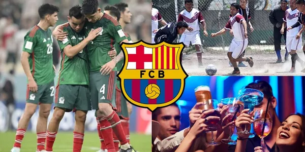 FC Barcelona siempre ha sido un equipo semillero y vio talento en un mexicano, pero le ganó la fiesta y terminó jugando talacha