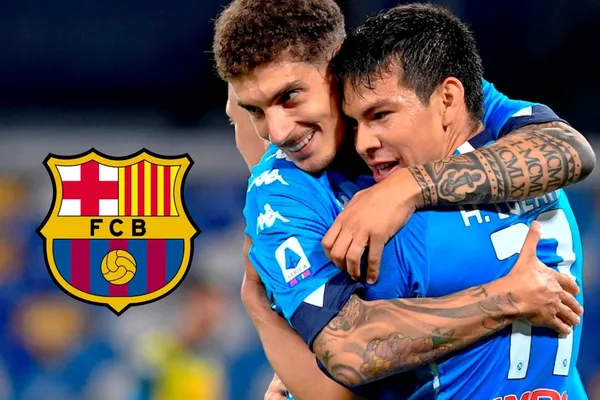 FC Barcelona sondea a jugadores del Napoli, los nombres de Hirving Lozano y Fabián Ruiz estarían en las negociaciones.