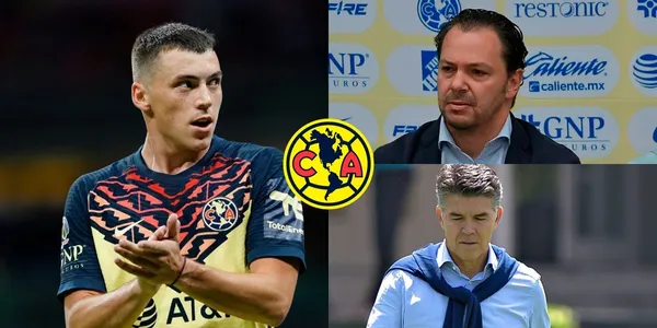 Federico Viñas es uno de los jugadores que está en la cuerda floja para continuar en América la directiva tiene planes de buscarle salida al charrúa.
