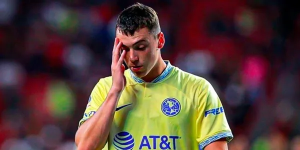 Federico Viñas vive probablemente el peor momento de su carrera en América y sorprende su reacción en Coapa.