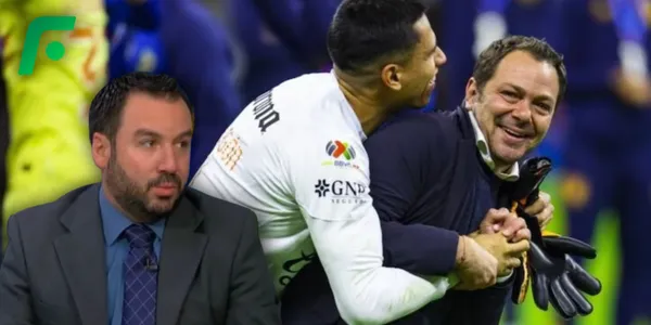 Fernando Cevallos y directiva del América (Fuente: FOX Sports / MEXSPORT)