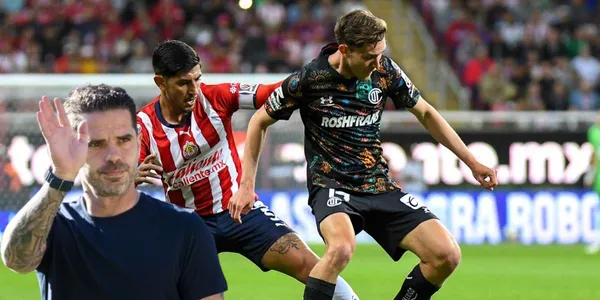 Fernando Gago junto al Chivas vs Touca / FOTO TV Azteca