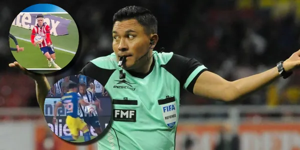 Fernando Guerrero junto a las polémicas jugadas del Chivas vs Toluca y Pachuca vs América / FOTO X