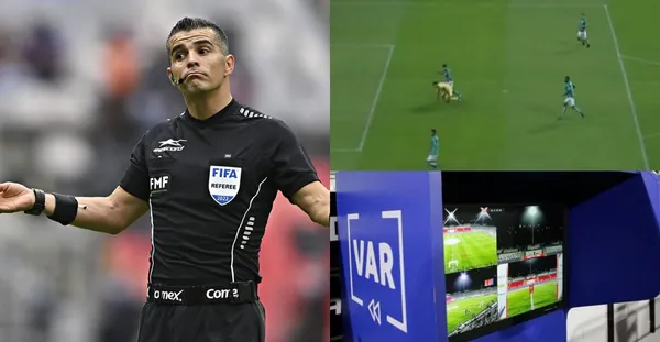 Fernando Hernández no quiso marcar un penal sobre Henry Martín, si vio el contacto en el área.